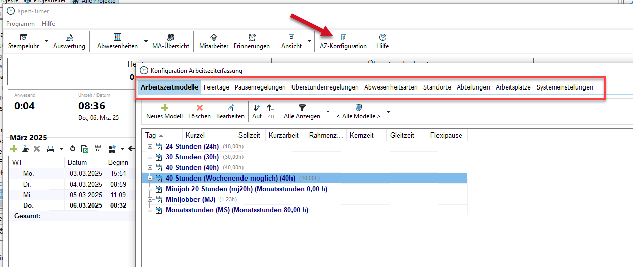 az-konfiguration-beim-erststart